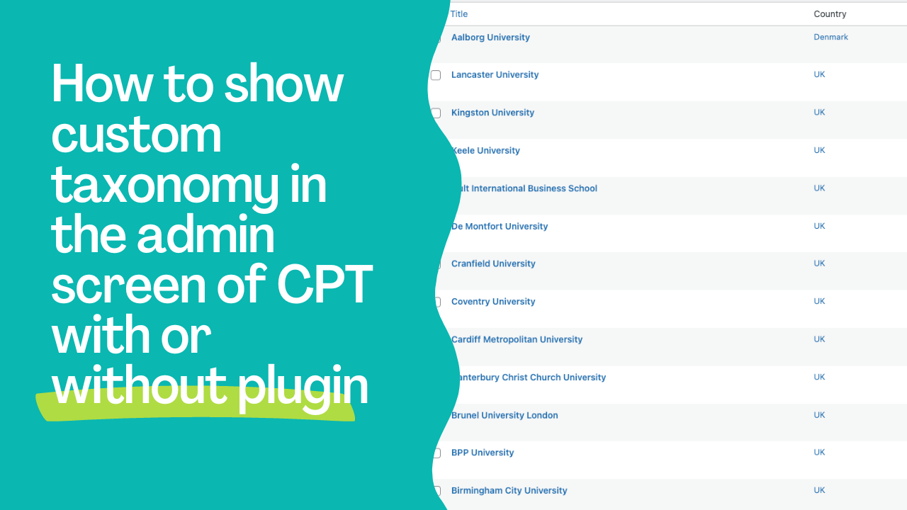 How-to-show-custom-taxonomy-in-the-admin-screen-of-CPT-with-or-without-plugin